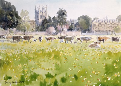 Blick über Christ Church Meadows von Lucy Willis